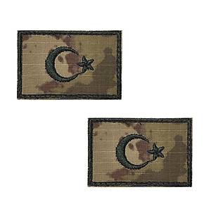 Bayrak Pe� 2 Adet ( Kara Kuvvetleri Yeni Kamuflaj Bayrak)