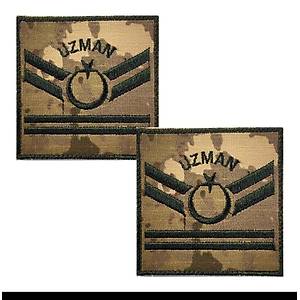 Uzman �avu� 2 Kademe Kamuflaj R�tbe 9cmx9cm (Kara Kuvvetleri)