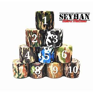 Kamuflaj Bant 5 cm x 4,5 Metre Su Ge�irmez Elastik Bandaj