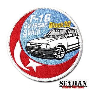 F-16 SAVA�AN �AH�N PE� - Arma - Askeri Patch