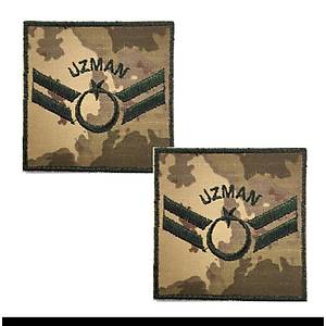 Uzman �avu� Kamuflaj R�tbe 9cmx9cm (Kara Kuvvetleri)