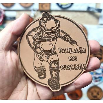 EOD Bomba mha Deri PE -Geldim Geldim Patlama -Arma - Leather Patch2
