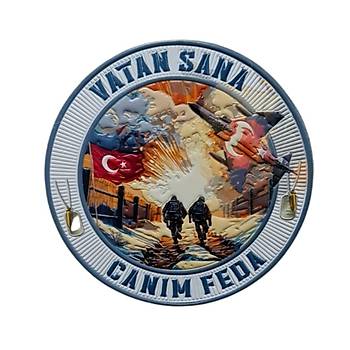 VATAN SANA CANIM FEDA PE - Arma - TPU Patch