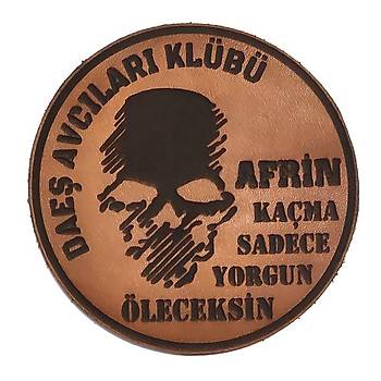 KAMA SADECE YORGUN LECEKSN Deri PE - Arma - Askeri Patch