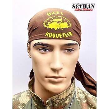 zel Kuvvetler Kahverengi Bandana
