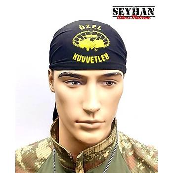 zel Kuvvetler Siyah Bandana