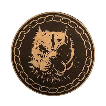 PTBULL - Deri PE - Arma - Askeri Patch pitbul pe