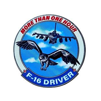 F-16 Figting Falcon F-16 Driver More than One Hour PE - Arma - TPU Patch