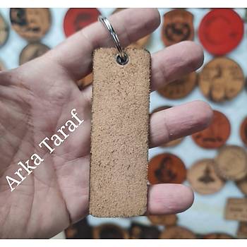 SAT Sualt Taarruz Komutanl Deri Anahtarlk  - Arma - Leather Key Holder