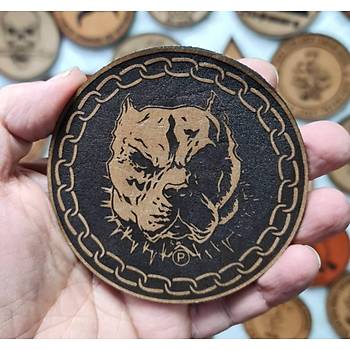 PTBULL - Deri PE - Arma - Askeri Patch pitbul pe
