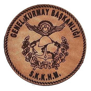 Genel Kurmay Bakanl Deri PE - Arma - Askeri Patch