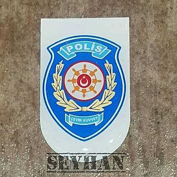 Polis evik Kuvvet arjr Sticker