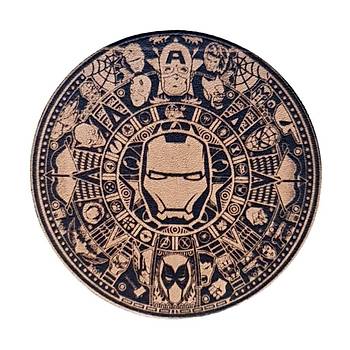 MARVEL MAYA TAKVM Deri PE - Arma - Askeri Patch