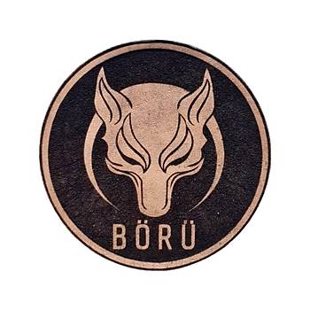 BR Deri PE - SYAH  Arma - Askeri Patch 8 cm ap
