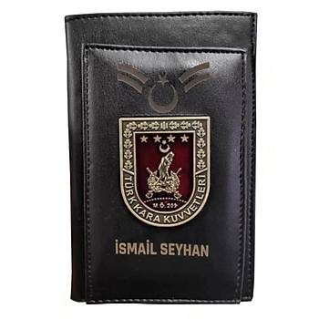 Kiiye zel Rtbeli Kara Kuvvetleri Kalemlikli Not Defteri Czdan