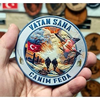 VATAN SANA CANIM FEDA PE - Arma - TPU Patch