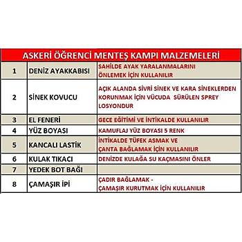 Mente Kamp Askeri renci htiya Seti - ATAT KAMP malzeme