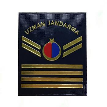 Uzman Jandarma 4-5-6-7-8 Kademe Asayi Plastik 3d Rtbe