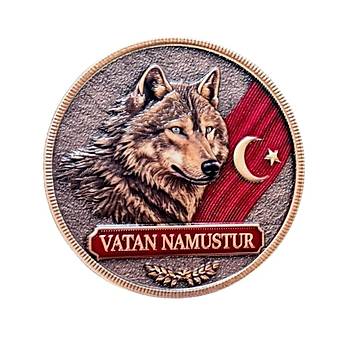 BOZKURT 3 BOYUT VATAN NAMUSTUR Pe- 3d Arma - TPU Patch