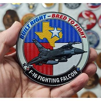 F-16 Figting Falcon Built Right - Bred to Fight PE - Arma - TPU Patch