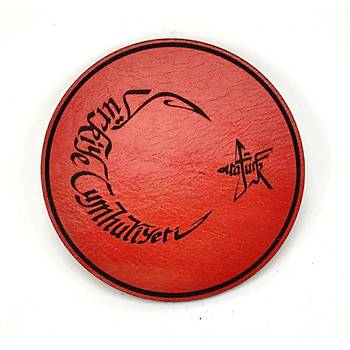 AYYILDIZ ATATRK Deri PE - Arma - Askeri Patch