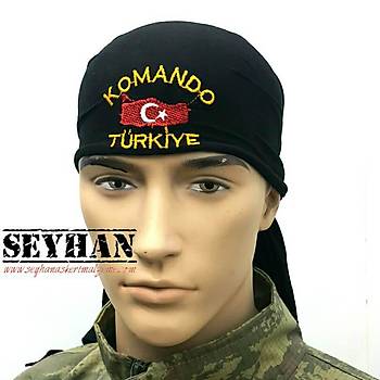 Komando Türkiye Bandana (Siyah)