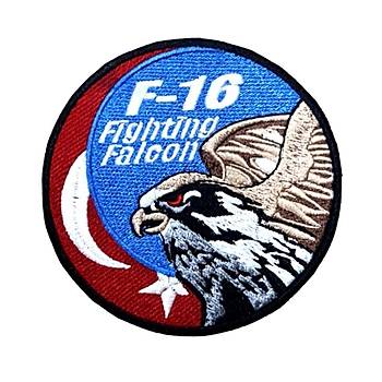 F16 Fighting Falcon Askeri Patch Yama Havac Pe- PE