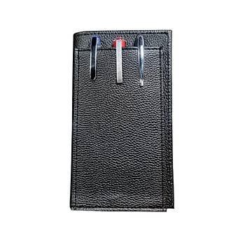 Kalemlikli Not Defteri Czdan , Cep Telefonu Blmeli - Suni Deri -9,5 cm x 17 cm 