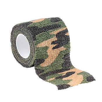 Kamuflaj Bant 5 cm x 4,5 Metre Su Geirmez Elastik Bandaj