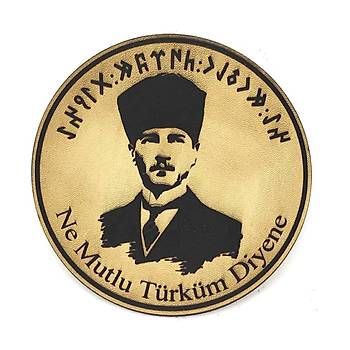 ATATRK Deri PE  Ne Mutlu Trkm Diyene- Arma - Askeri Patch