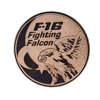 F16 FIGHTING FALCON Deri PE - Arma - Askeri Patch
