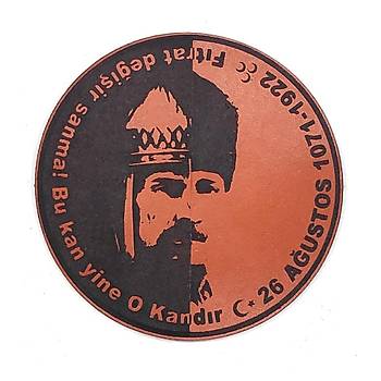 Sultan Alparslan - Kemal Atatrk Deri PE- Arma - Patch
