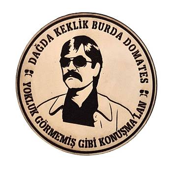 Dada Keklik Burda Domates  Deri PE - Arma - Askeri Patch