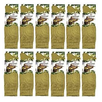 Askeri Kışlık Termal Çorap Nano Yeşil (12 Çift)