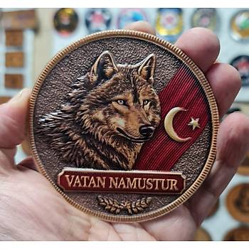 BOZKURT 3 BOYUT VATAN NAMUSTUR Pe- 3d Arma - TPU Patch