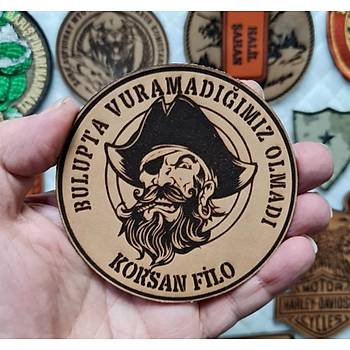 KORSAN FLO- Deri PE - Arma - Askeri Patch 