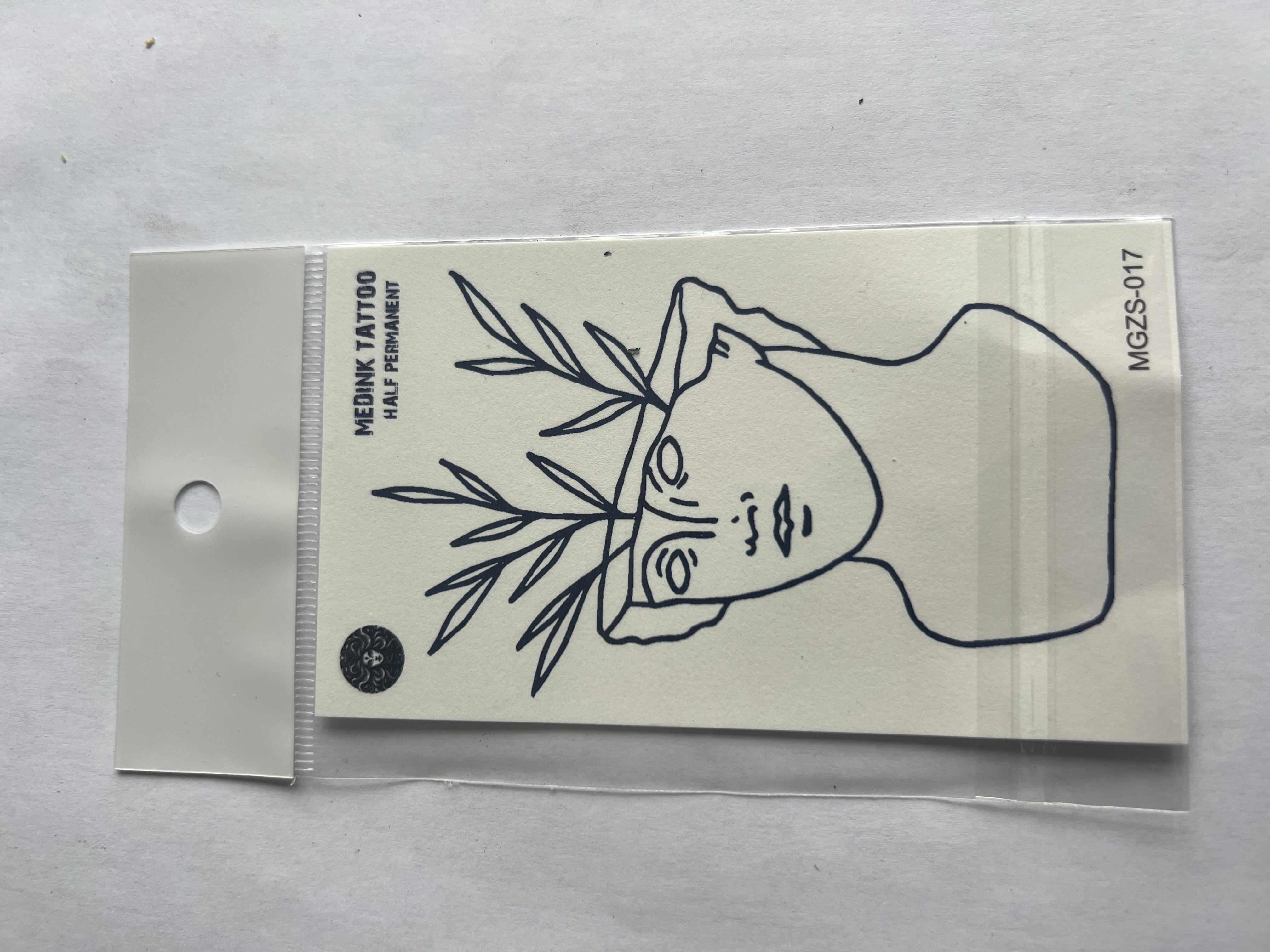 Antik Yunan Minimal 11x8 cm Yarı Kalıcı Geçici Dövme Yapıştırma Dövme