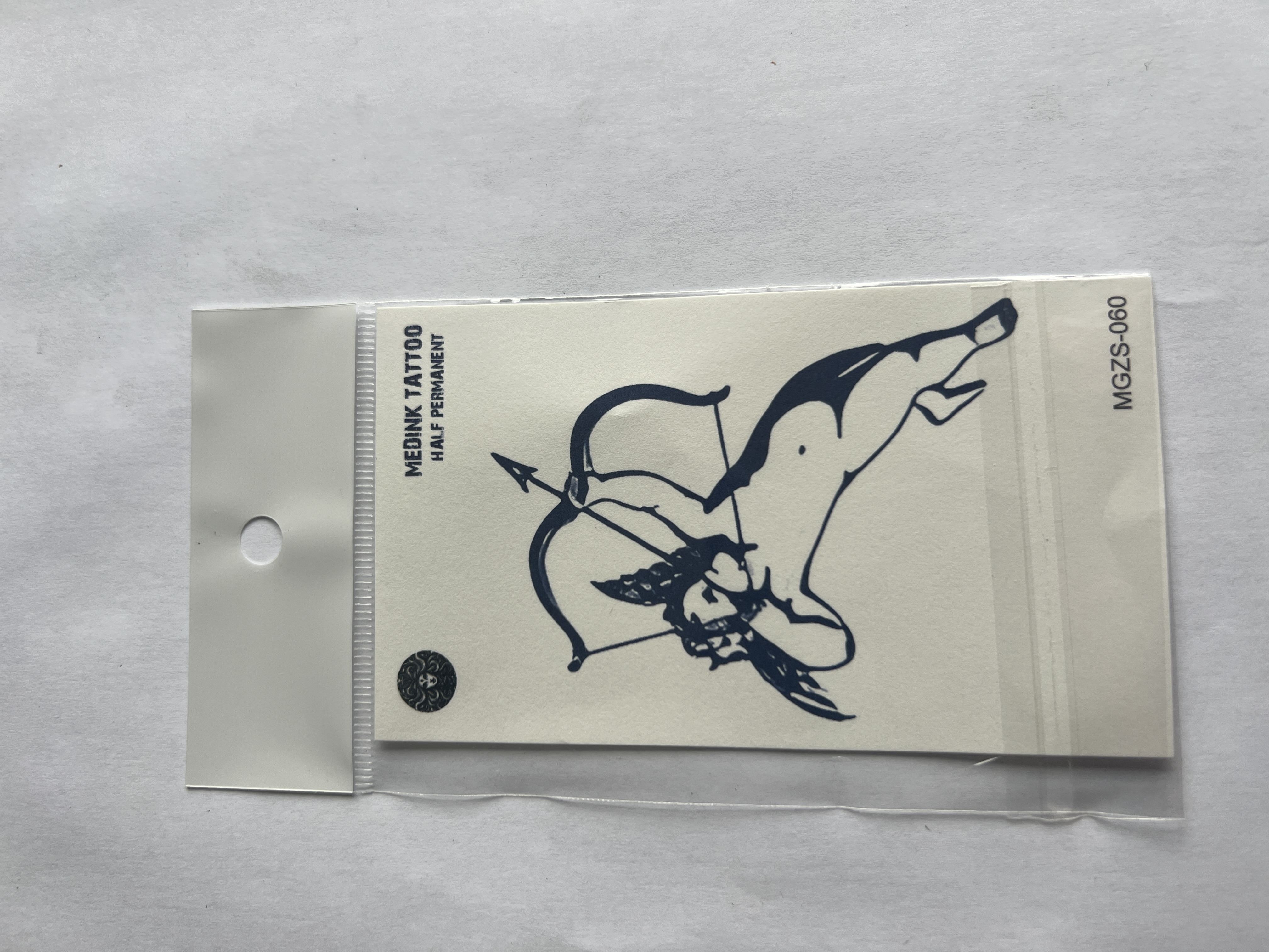 Eros 11x8 cm Yarı Kalıcı Geçici Dövme Yapıştırma Dövme