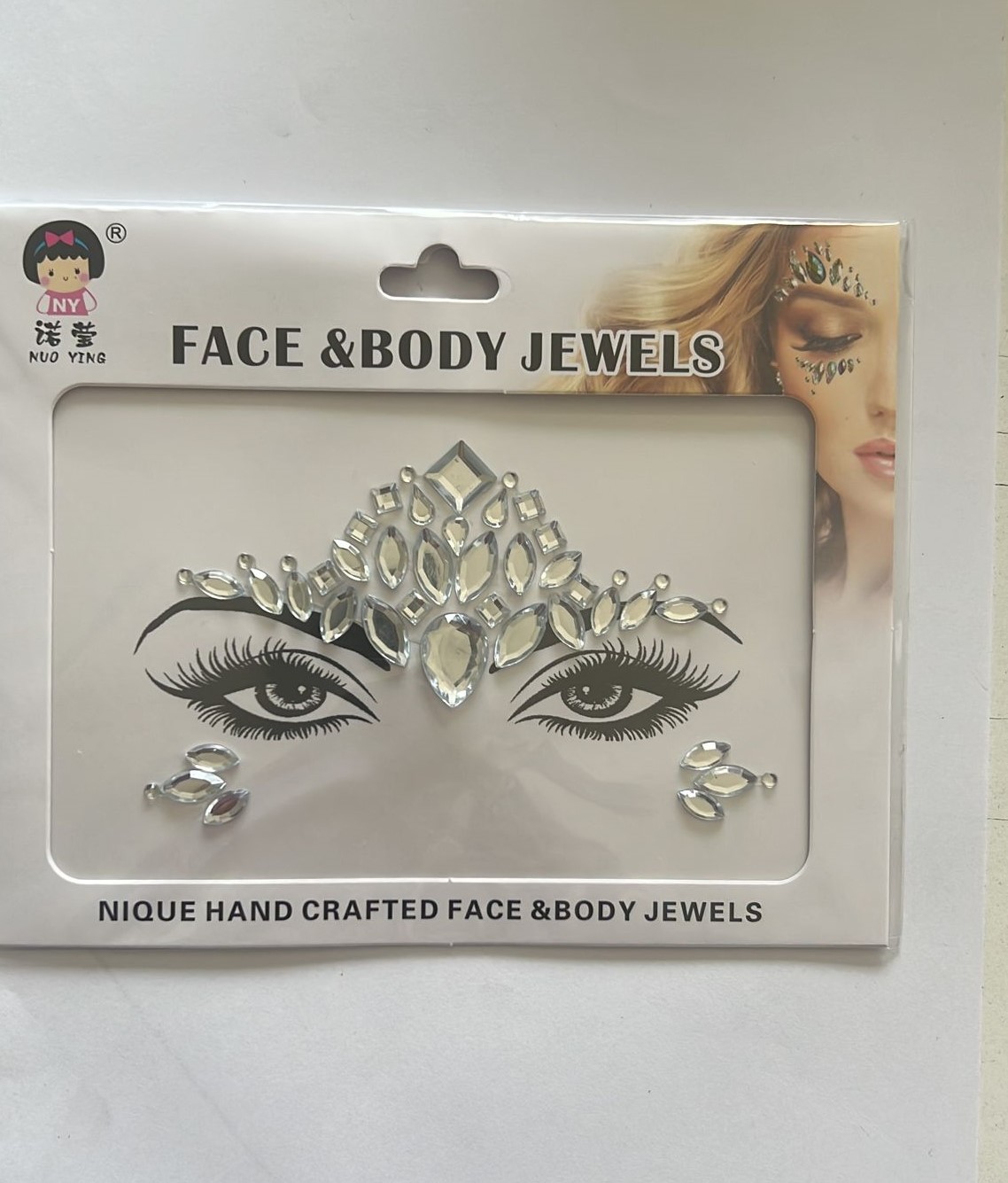 Face Gems Kristal Yüz Taşı Model 15
