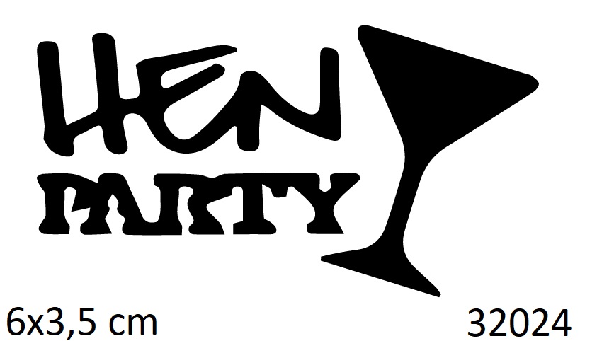 Hen Party Bekarlığa Veda Partisi Dövmesi Geçici Dövme Şablonu