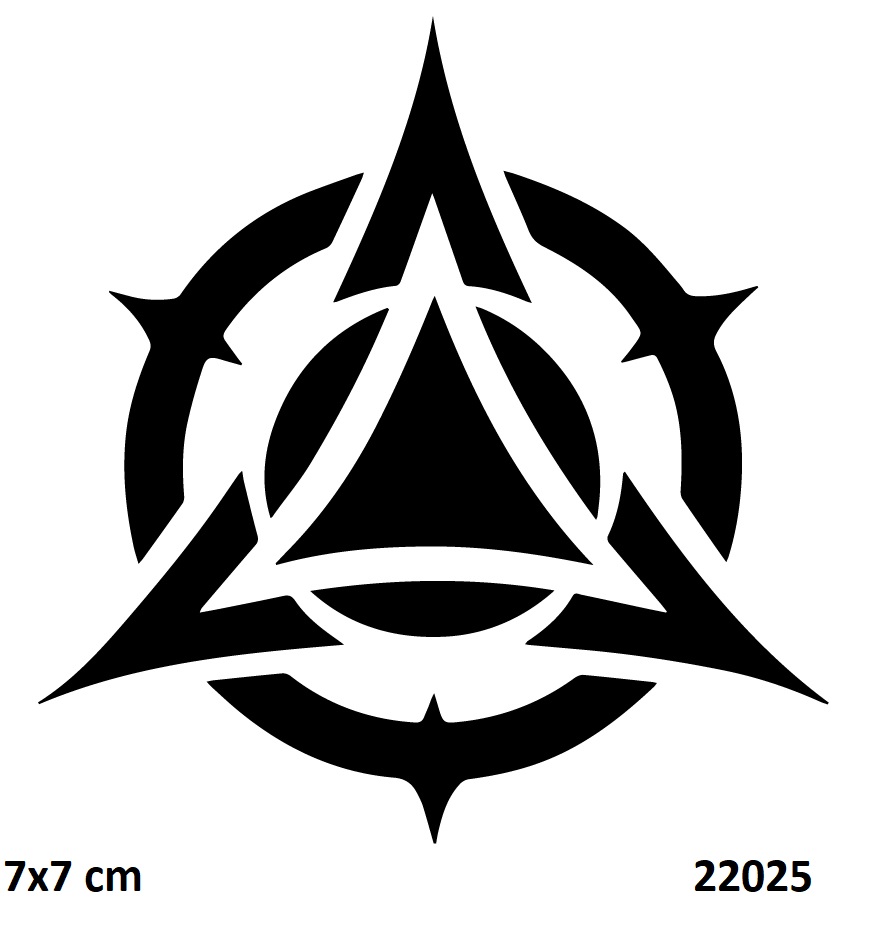 Tribal Motif Geçici Dövme Şablonu