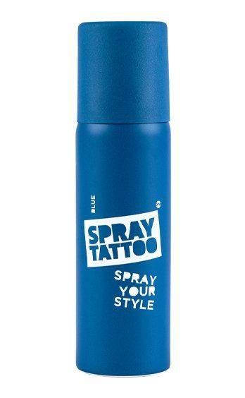 Spray Tattoo Mavi Geçici Sprey Dövme