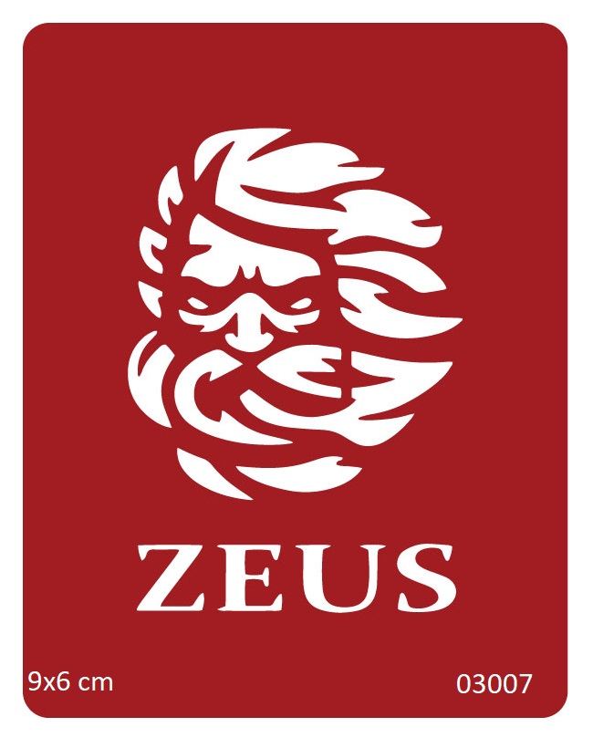 Tanrı Zeus Geçici Dövme Deseni
