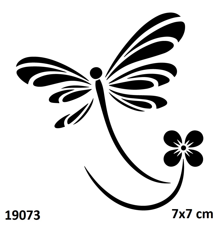 Yusufçuk Geçici Dövme Şablonu Stencil Kalıp