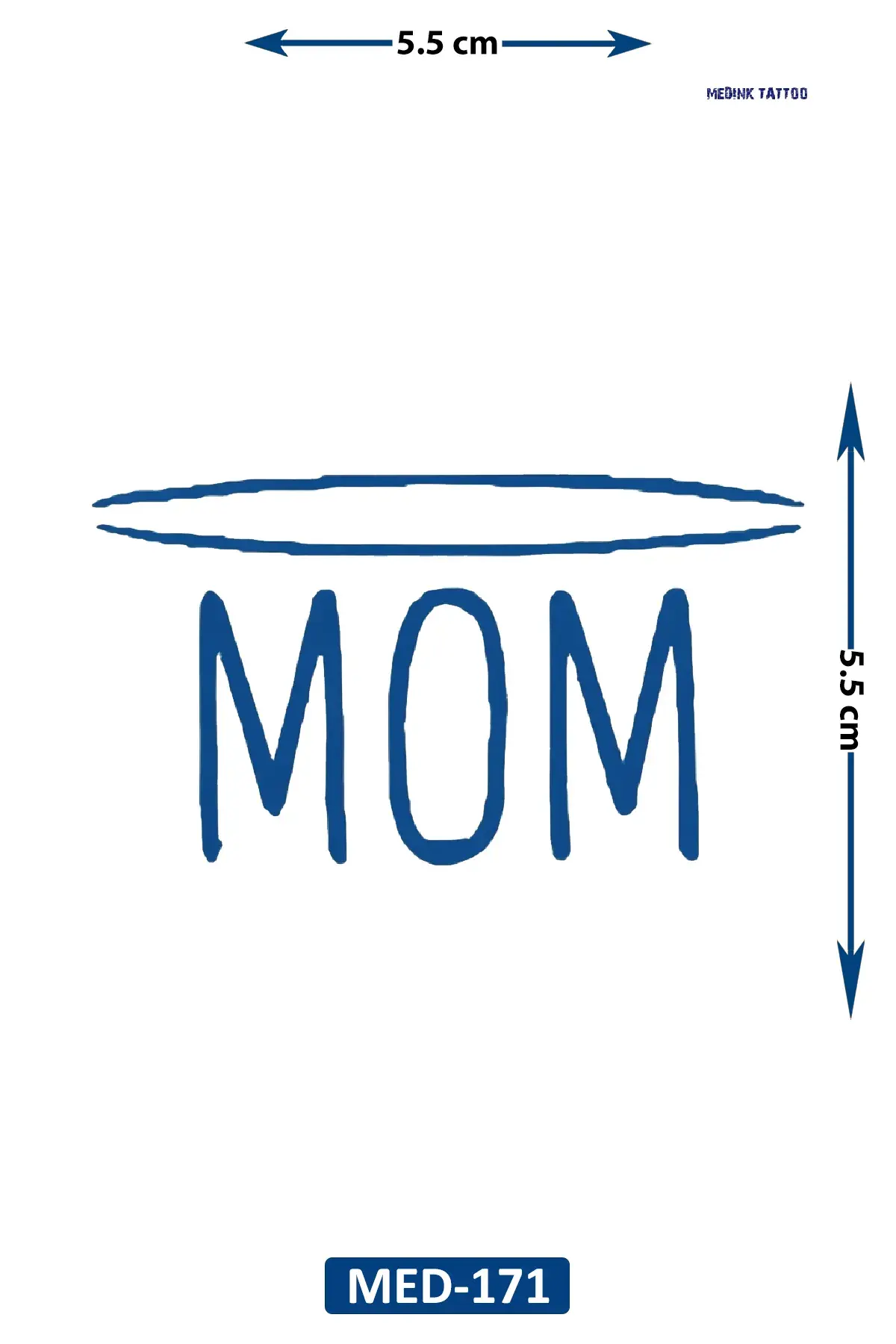 Mom 5 cm Minimal geçici Dövme Yarı Kalıcı Geçici Dövme