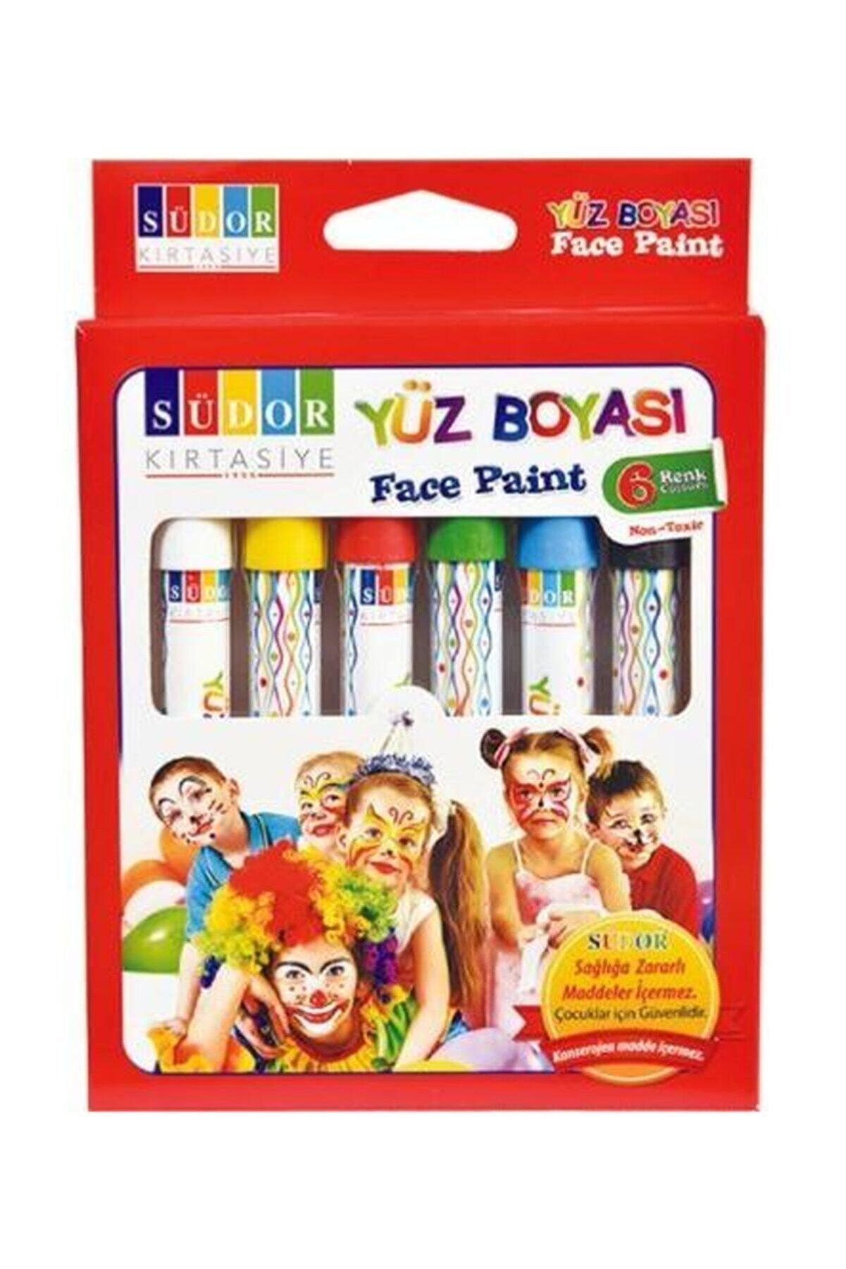 Südor Yüz Boyası Kalemleri 6 Renk