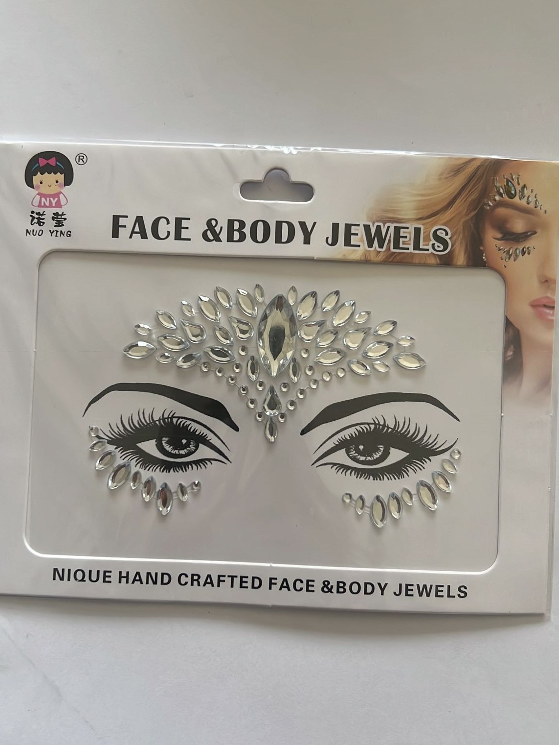 Face Gems Kristal Yüz Taşı Model 16