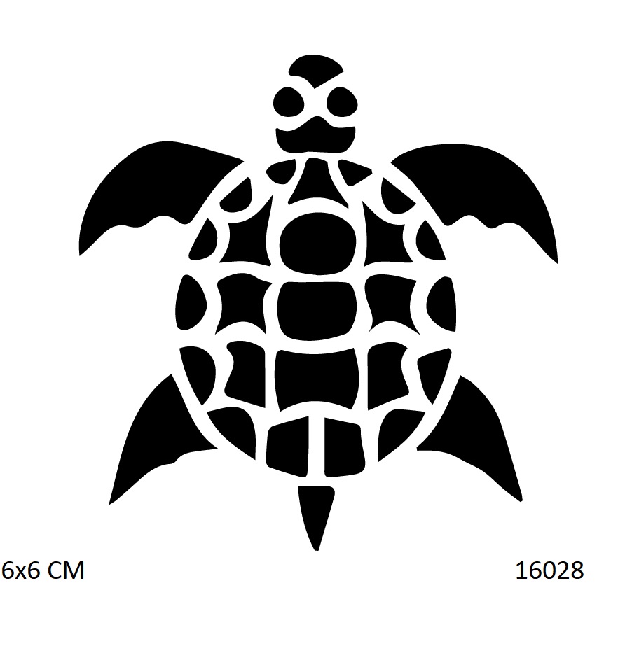 Yavru Caretta Geçici Dövme Şablonu