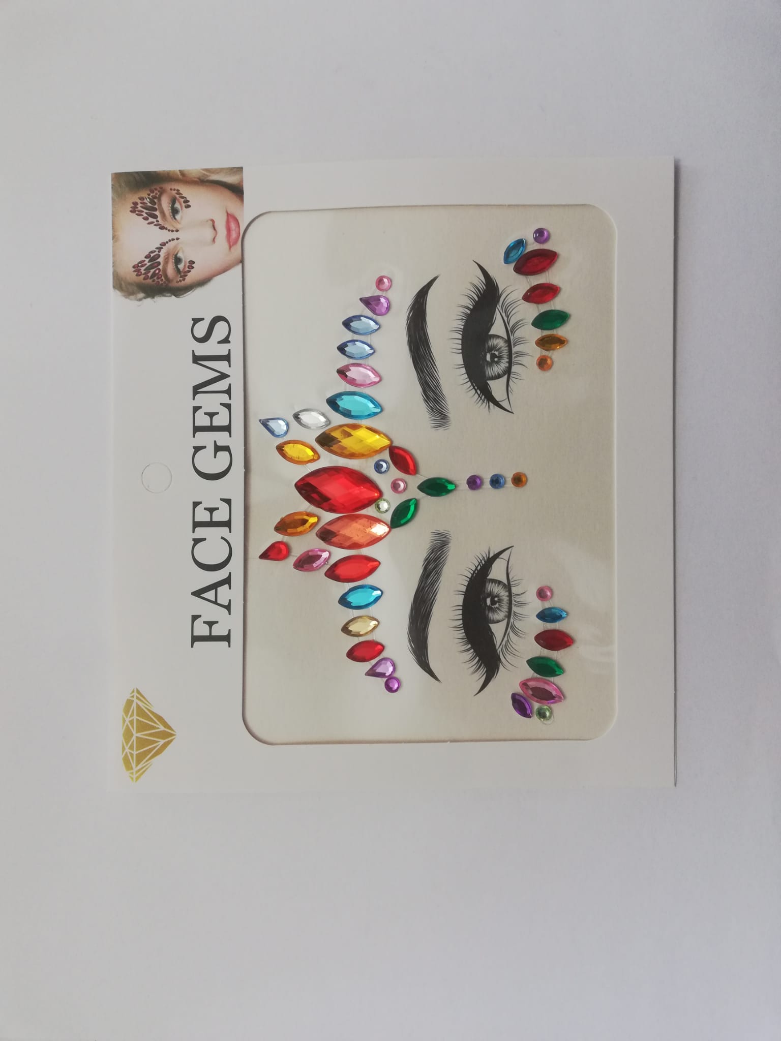 Face Gems Yüz Taşı Model 8