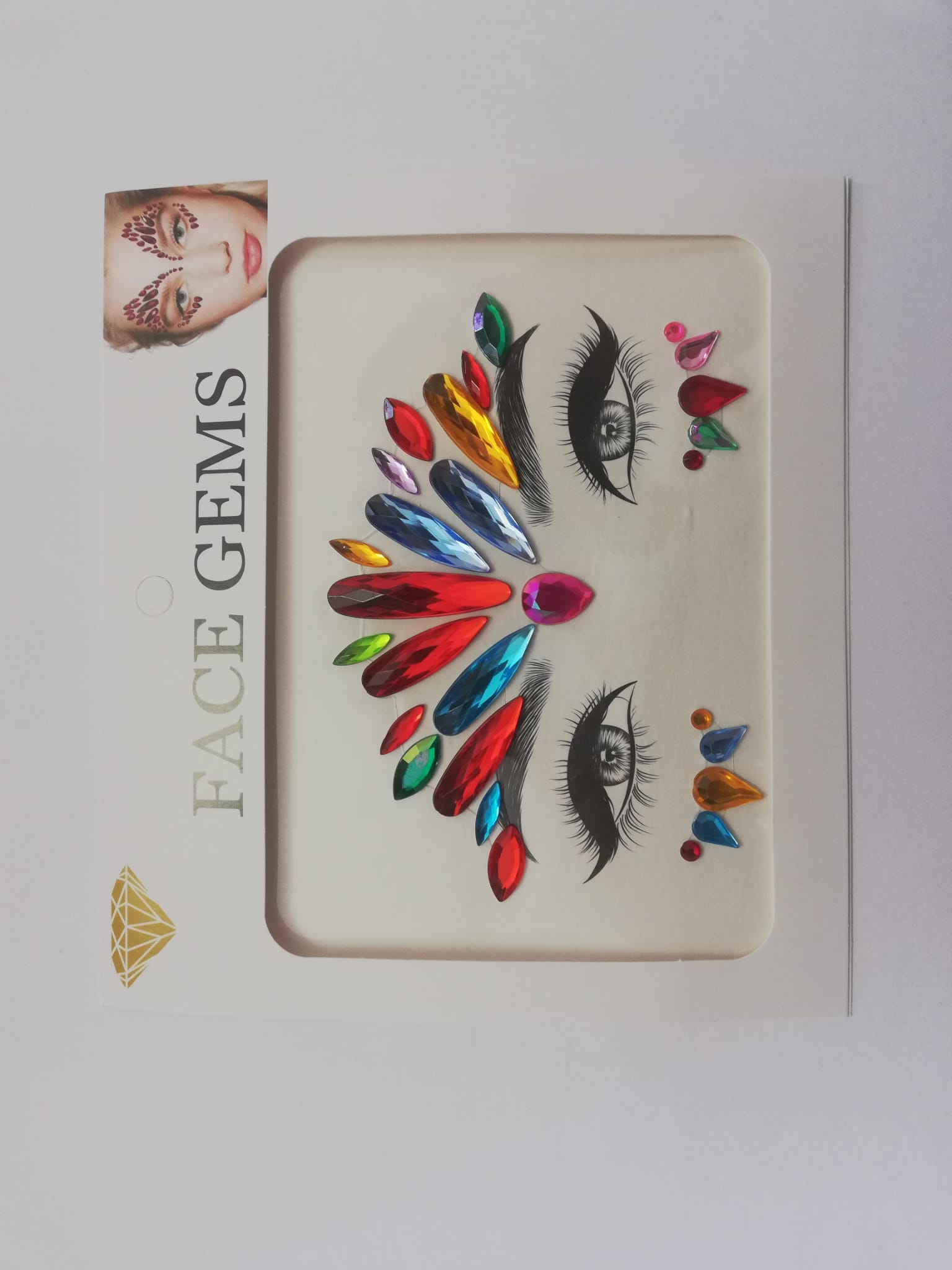 Face Gems Yüz Taşı Model 9